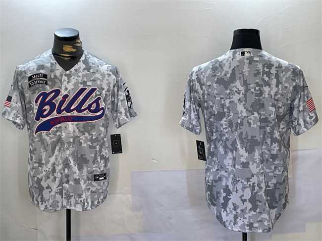 Men%27s Buffalo Bills Blank 2024 Arctic Camo Salute To Service Stitched Baseball Jersey->chicago bears->NFL Jersey